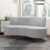 Sofá Chaise Living 2 Lugares 135cm Sala de Estar Istambul K01 Veludo Cinza – Lyam Decor