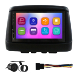 Kit Multimídia 7 Pol Doblo 2000 Em Diante Espelhamento Android Ios 2 Din Preto Camera Ré