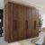 Guarda-Roupa Casal Casal 6 Portas 3 Gavetas Roma Espresso Móveis Imbuia