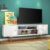 Rack Retro 80 Até 60 Polegadas 1 Porta Branco – Olivar Móveis