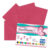 Placa de EVA 40x60cm atoalhado Rosa Escuro pacote com 5 folhas Seller