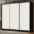 Guarda Roupa Casal 100% MDF Madesa Royale 3 Portas de Correr – Preto/Branco