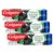 Kit 3 Creme Dental Colgate Extracts Carvão Ativado e Menta 140g