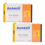 Kit c/ 2 und Acnezil Sabonete em Barra 70g Pele Oleosa