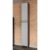 Paneleiro Simples com 2 Portas 100% MDF Itália Espresso Móveis Castanho/Branco
