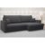 Sofá Tango 2,20m sem caixa, Retrátil e Reclinável Linho Soft Grafite – NETSOFAS