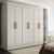 Guarda-Roupa Casal Nórdico 6 Portas 3 Gavetas Branco – Panorama Móveis