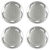 Calota Aro 14″ cor Prata Modelo Orbital (Jogo c/ 4 Calotas) Grid – 100AR-PTA-E
