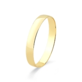 Aliança de Ouro 18k 2.80mm Meia Cana