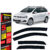 Calha de Chuva Volkswagen Fox Crossfox Spacefox 2004 a 2022 TG Poli Defletor 4 portas Protetor Janelas Fumê
