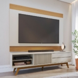 Rack com Painel para TV Até 75 Polegadas Veneza 1 Porta 2 Gavetas
