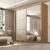 Guarda Roupa Casal 2 Portas 6 Gavetas 100% MDF Coliseu Cinamomo/Off White
