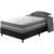 Cama Box Solteiro Preto + Colchão Molas Ensacadas Miami 88x188x60cm