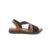 Sandalia Plataforma Feminina Usaflex Multimateriais Preto
