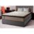 Conjunto Cama Box Espuma Atlanta Bege Casal 138x188x62
