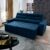 Sofá Retrátil/Reclinável Arizona 2,30m Suede Velut Azul Marinho – King House