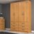 Guarda Roupa Casal 4 Portas 6 Gavetas Treviso Yescasa Cinamomo