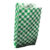 Saquinho de Papel – Xadrez Verde Escuro Mod 3 – 7,5x18cm – 50 unidades – Rizzo