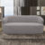 Sofá 2 Lugares Orgânico Sala de Estar Living 140cm Carmen F04 Veludo Cinza – Lyam Decor