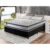 Conjunto Cama Box c/ Molas Ensacadas Alpine Cinza King 193x203x65