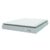 Colchão Casal King Molas Ensacadas City Pillow Top 193x203x23cm Branco / Bege Hellen – Suporta até 110kg por Pessoa