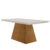 Mesa para Sala de Jantar Aida 120cm Em MDF e Vidro