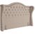 Cabeceira Cama Box Casal 140 cm P05 Lisboa Linho Bege Escuro – Lyam Decor