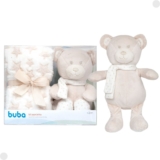Kit Soninho Ursinho com Mantinha Bege Para Bebês 18069 – Buba