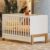 Berço Mini Cama Fantasia 2 em 1 Branco – Qmovi