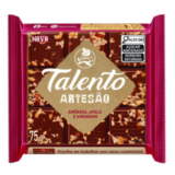 Chocolate Talento Artesão Com Amêndoa, Avelã e Amendoim 75g Garoto