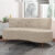 Sofá Chaise Living 2 Lugares 135cm para Sala Istambul K01 Linho Bege – Lyam Decor