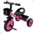 Triciclo Infantil Rosa C/duas Cestinhas Até 25 Kg 7628 – Zippy Toys