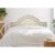 Cabeceira King Estofada para Cama Box com Tachas 193x60cm Provençal Luxo Dupla OffWhite/Fumê