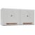 Armário de Cozinha de Aço Aéreo Duplo Baixo Telasul Mirage New Branco