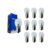 Kit 10 Lampadas 1141 24V 1 Polo P21W 21W Gauss GL1141B