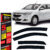 Calha de Chuva Chevrolet Cobalt 2012 a 2020 4 Portas TG Poli Defletor Portas Protetor Janelas