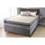 Conjunto Cama Box c/ Molas Ensacadas Preston Cinza Queen 158x198x71