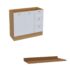 Cristaleira 2 Portas Rt 3105 Branco Branco