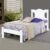 Cama de Solteiro Munique 100% Mdf 2102d1 Branco – Gabrielli Móveis