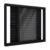 Janela de Alumínio Veneziana de Correr Lateral 3 Folhas Móveis 100x100cm Riobras Preto