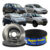 Par Disco Freio Dianteiro Ventilado Ecosport Fiesta Focus