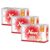 Kit 3 Papel Higiênico Neve Toque de Seda Folha Dupla 16un cada