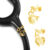 Vnox 18K Gold Estetoscópio Nome Tag Personalizado  Encantado Id RN-Acessórios Para Presente Enfermeira  Doutor