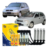 Jogo Cabos Velas Ignição Gm Corsa Meriva Montana 1.4 8v
