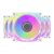 Kit Ventoinhas Aigo DarkFlash Infinity 24se, A-RGB, 5x120mm, Branco, INF24se5in1-WH