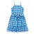 Vestido Infantil Feminino Xadrez Amarração