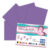 Placa de EVA 40X60cm Lilás pacote com 10 folhas Seller