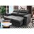 Sofá Retrátil Reclinável Verona 1,80m Suede Velut Cinza Molas Ensacadas – King House
