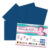 Placa de EVA 40X60cm Azul Anil pacote com 10 folhas Seller