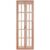 Porta de Madeira Camarão 213x84cm com Marco e Batente 14cm Ewk P23 Rondosul Esquerda